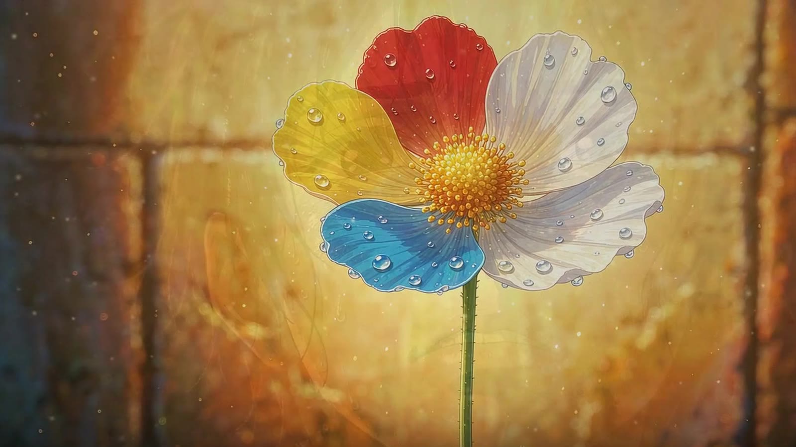 依米花 · 四色花瓣全开